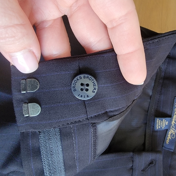 Brooks Brothers pinstripe italian wool pants - Picture 10 of 16